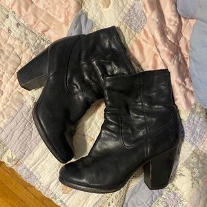 Frye Ankle Black Booties